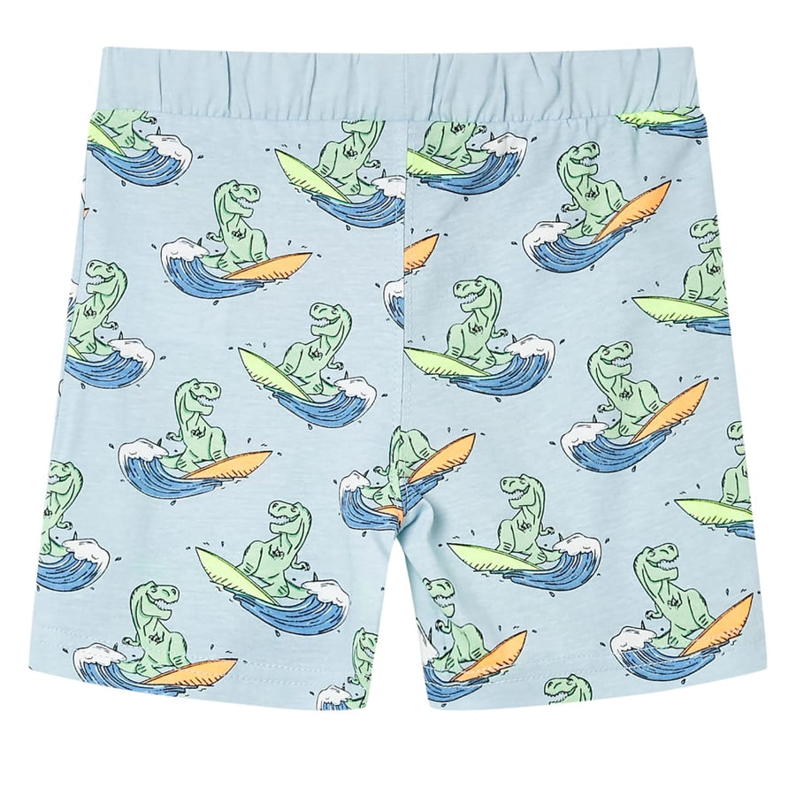 Kinderpyjama met korte mouwen 116 lichtblauw 116