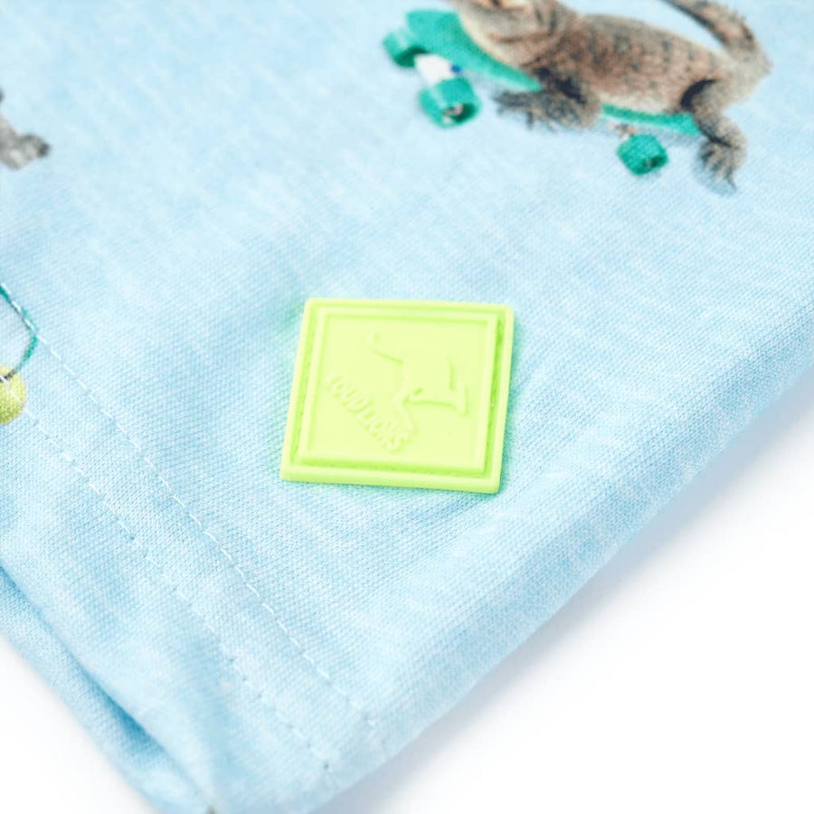 Kindershirt Gemêleerd Lichtblauw 116