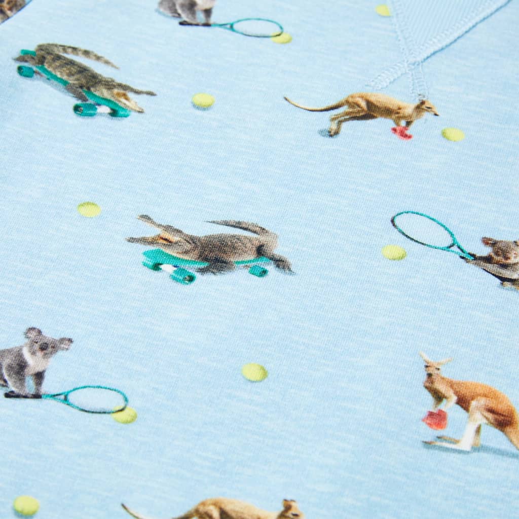 Kindertrui 116 gemêleerd lichtblauw