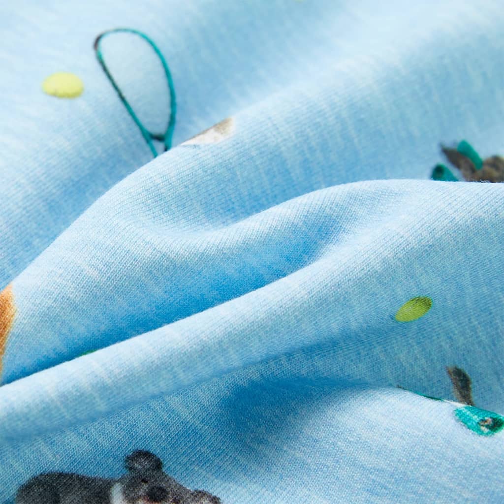 Kindertrui 116 gemêleerd lichtblauw