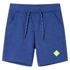 Kids' shorts with drawstring 116 mottled blue