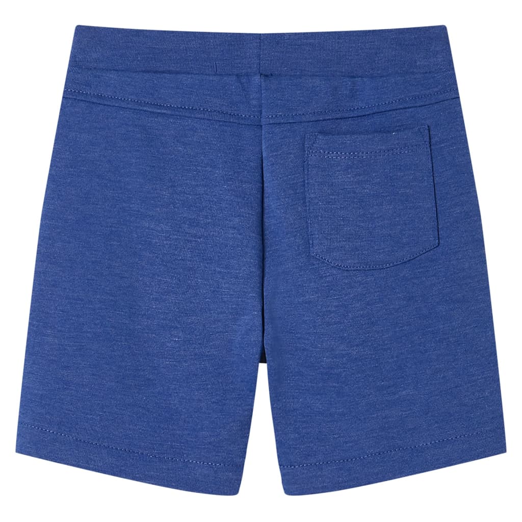 Kindershorts met trekkoord 116 gemêleerd blauw Blauw 116