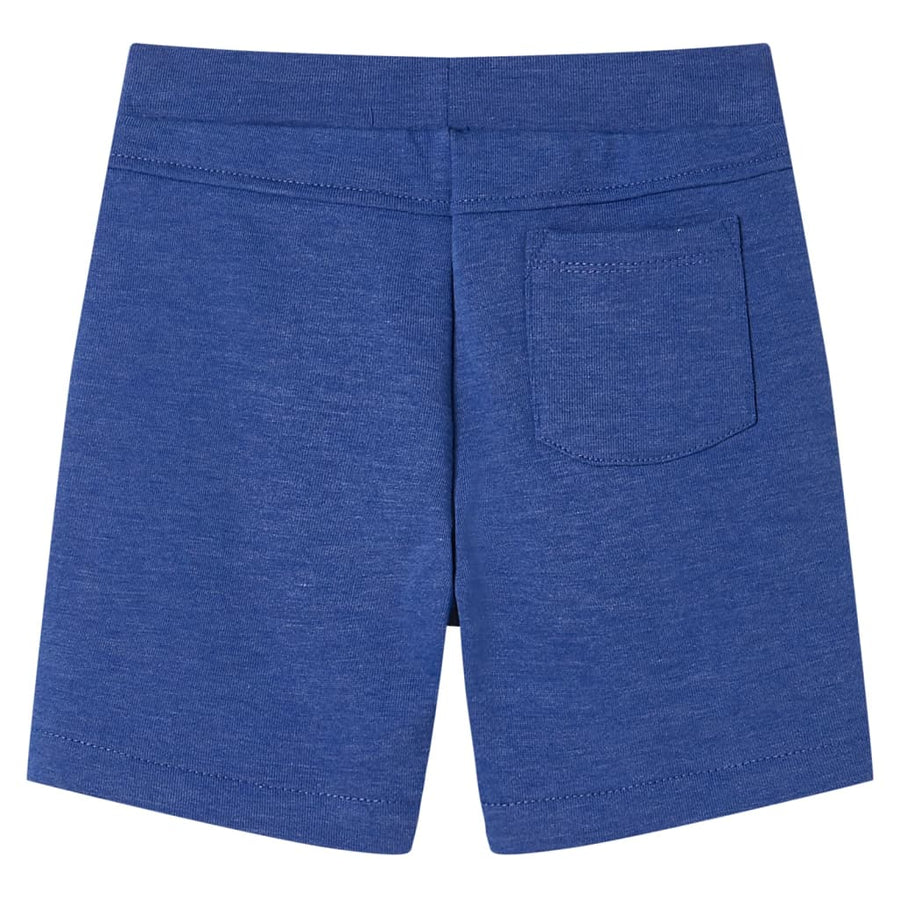 Kindershorts met trekkoord 116 gemêleerd blauw Blauw 116