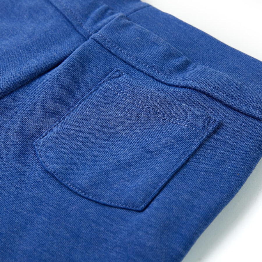 Kindershorts met trekkoord 116 gemêleerd blauw Blauw 116