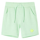 Kids' shorts with drawstring 128 bright green