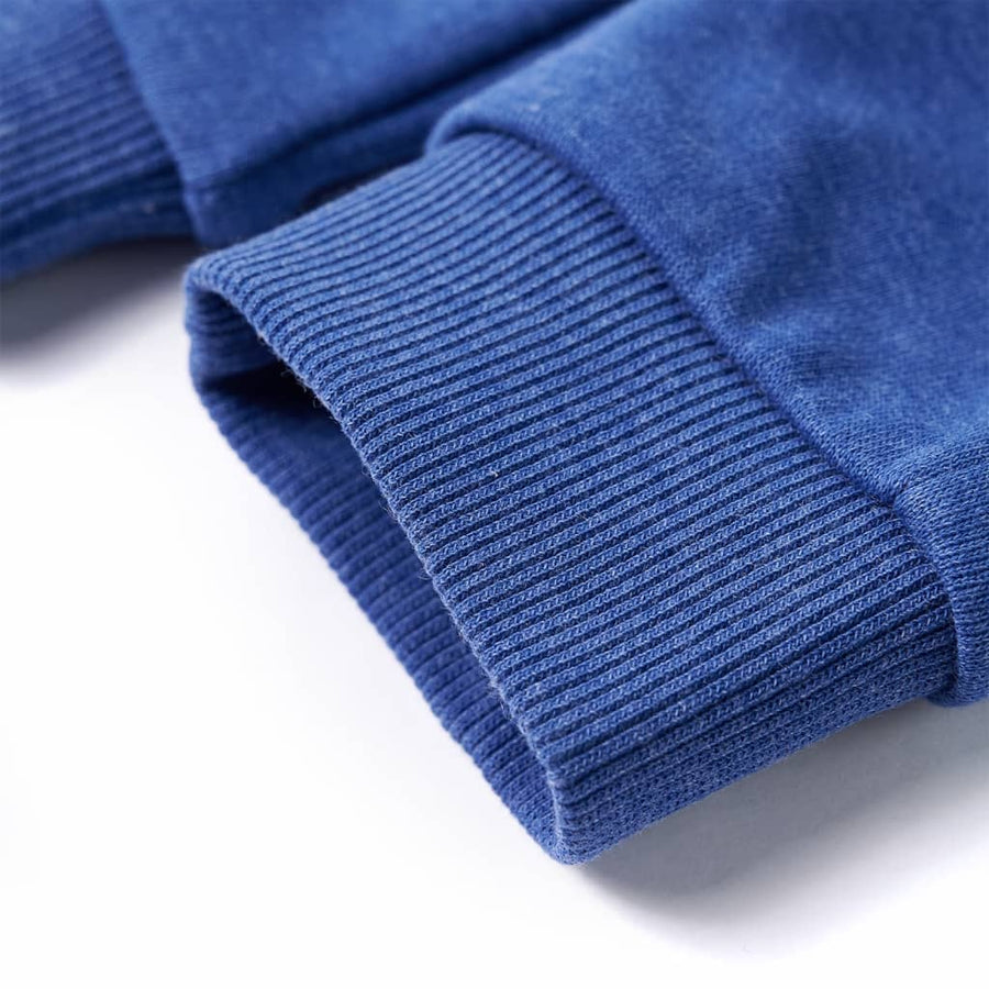Kinderjoggingbroek 140 gemêleerd blauw Blauw 140
