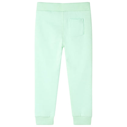 Kinderjoggingbroek 104 felgroen Groen