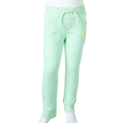 Kinderjoggingbroek 104 felgroen Groen