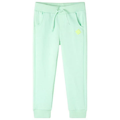 Kinderjoggingbroek 128 felgroen Groen