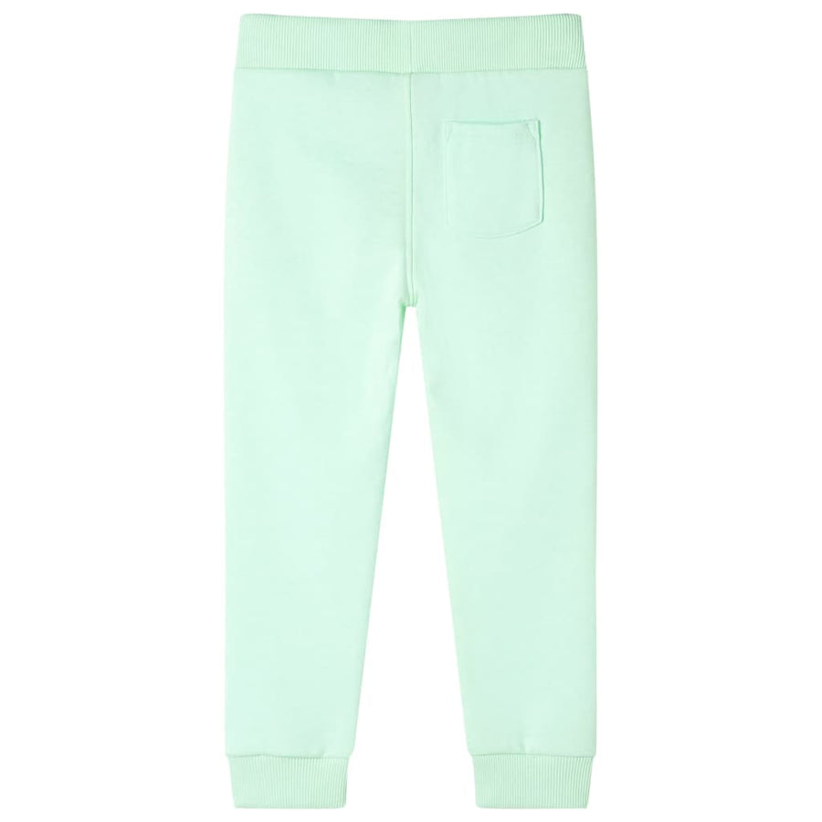 Kinderjoggingbroek 128 felgroen Groen