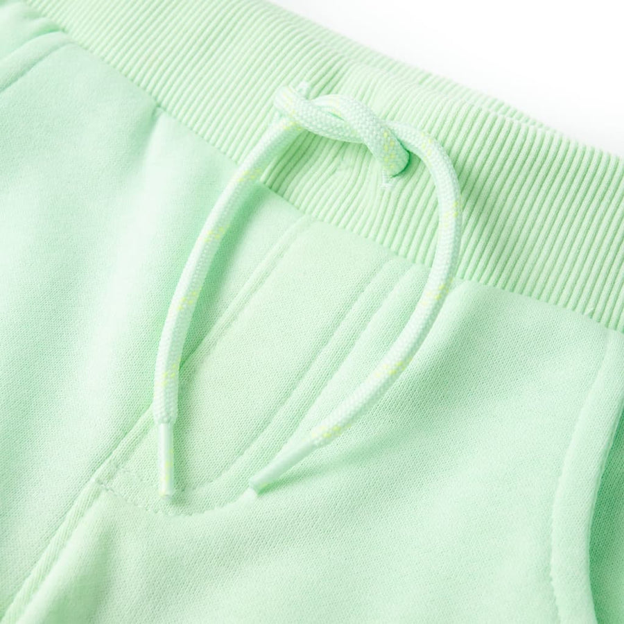 Kinderjoggingbroek 128 felgroen Groen