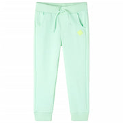 Kinderjoggingbroek 140 felgroen katoen polyester