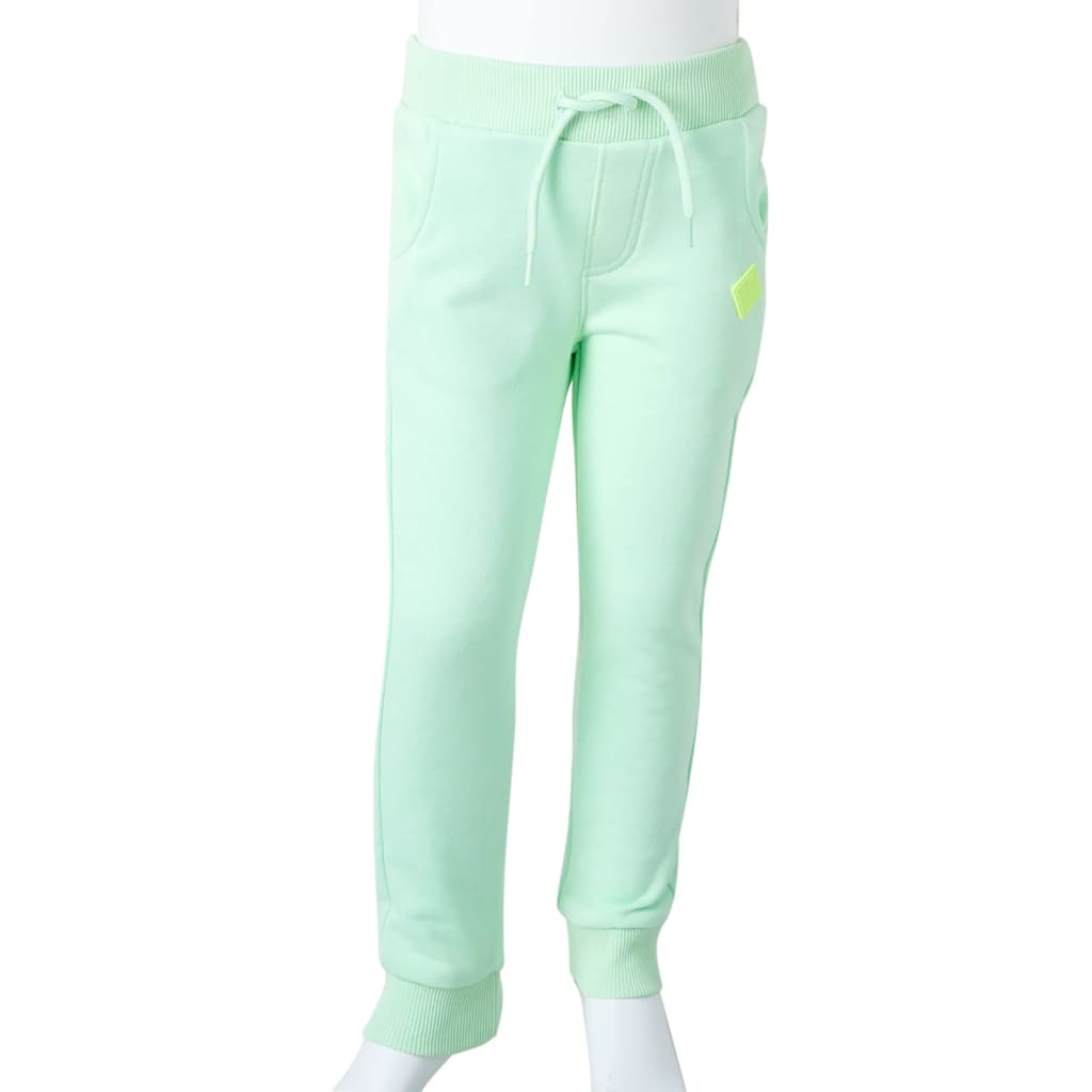Kinderjoggingbroek 140 felgroen Groen