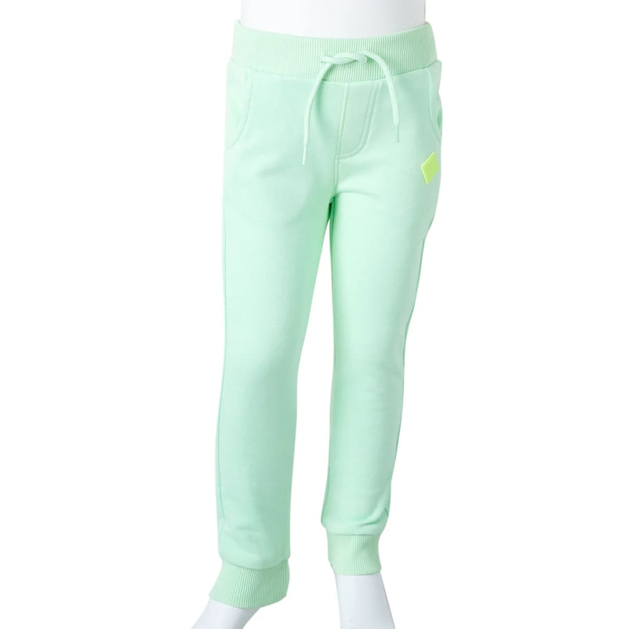 Kinderjoggingbroek 140 felgroen Groen