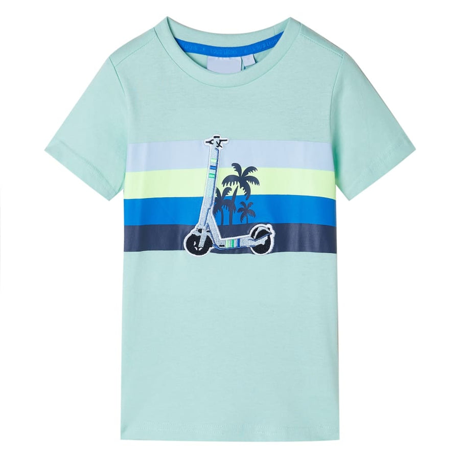 Kindershirt 140 lichtmint Mintgroen 140