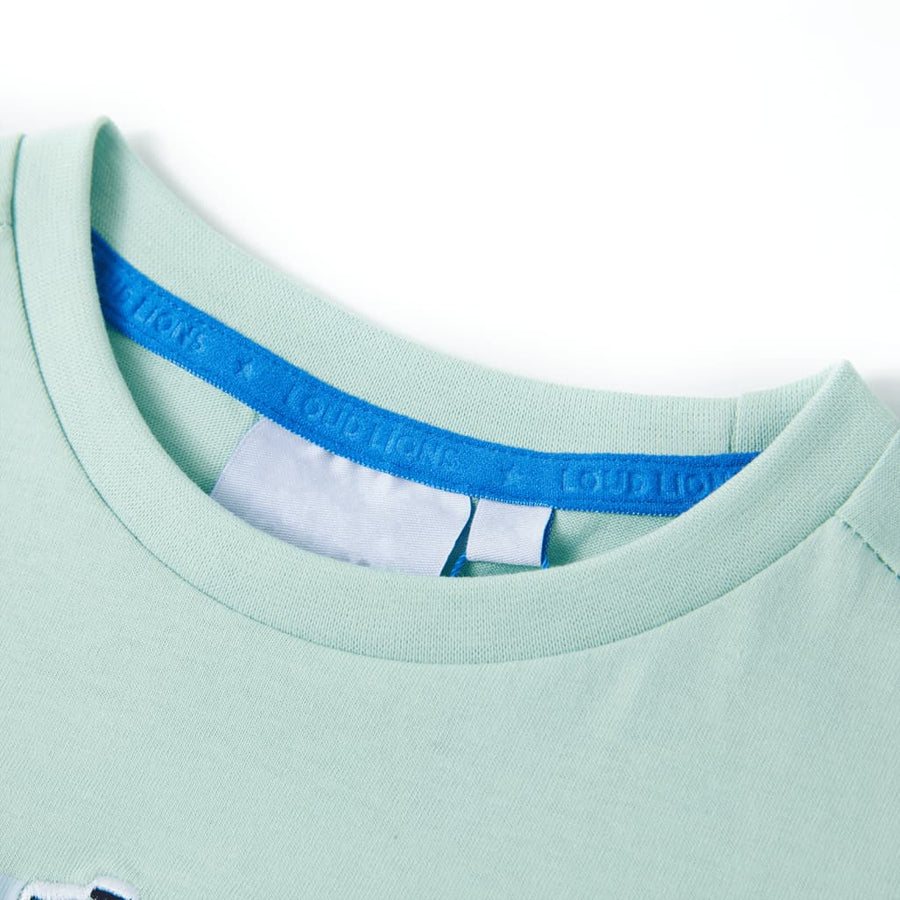 Kindershirt 140 lichtmint Mintgroen 140