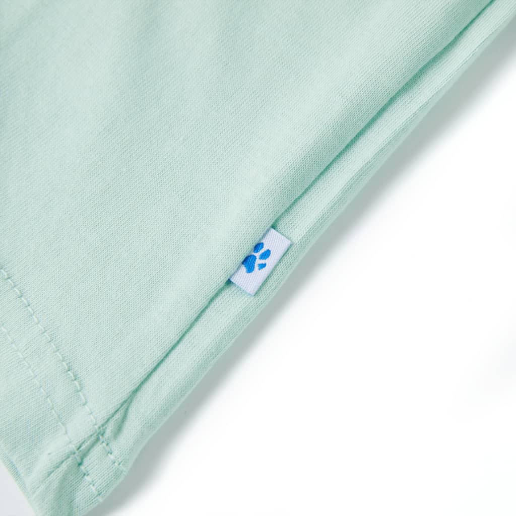 Kindershirt 140 lichtmint Mintgroen 140