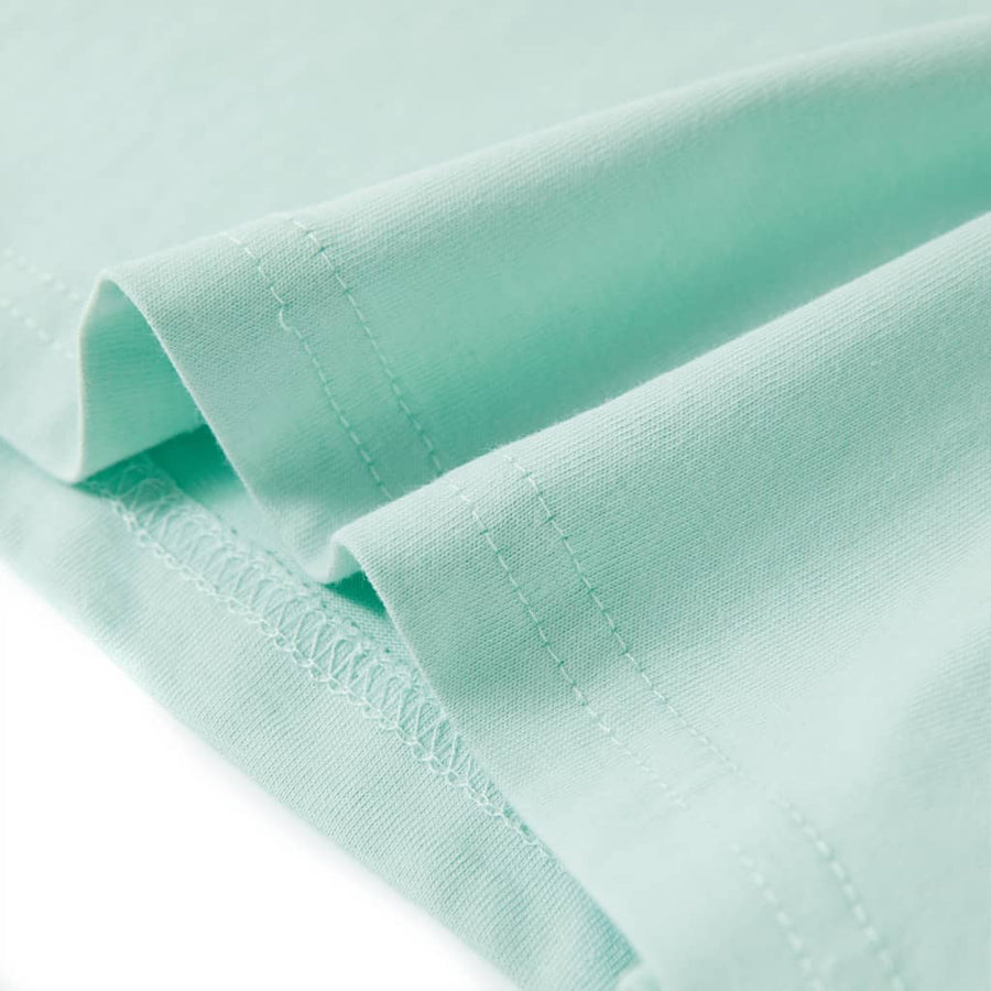 Kindershirt 140 lichtmint Mintgroen 140