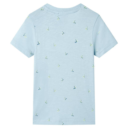 Kindershirt 104 lichtblauw lichtblauw 104