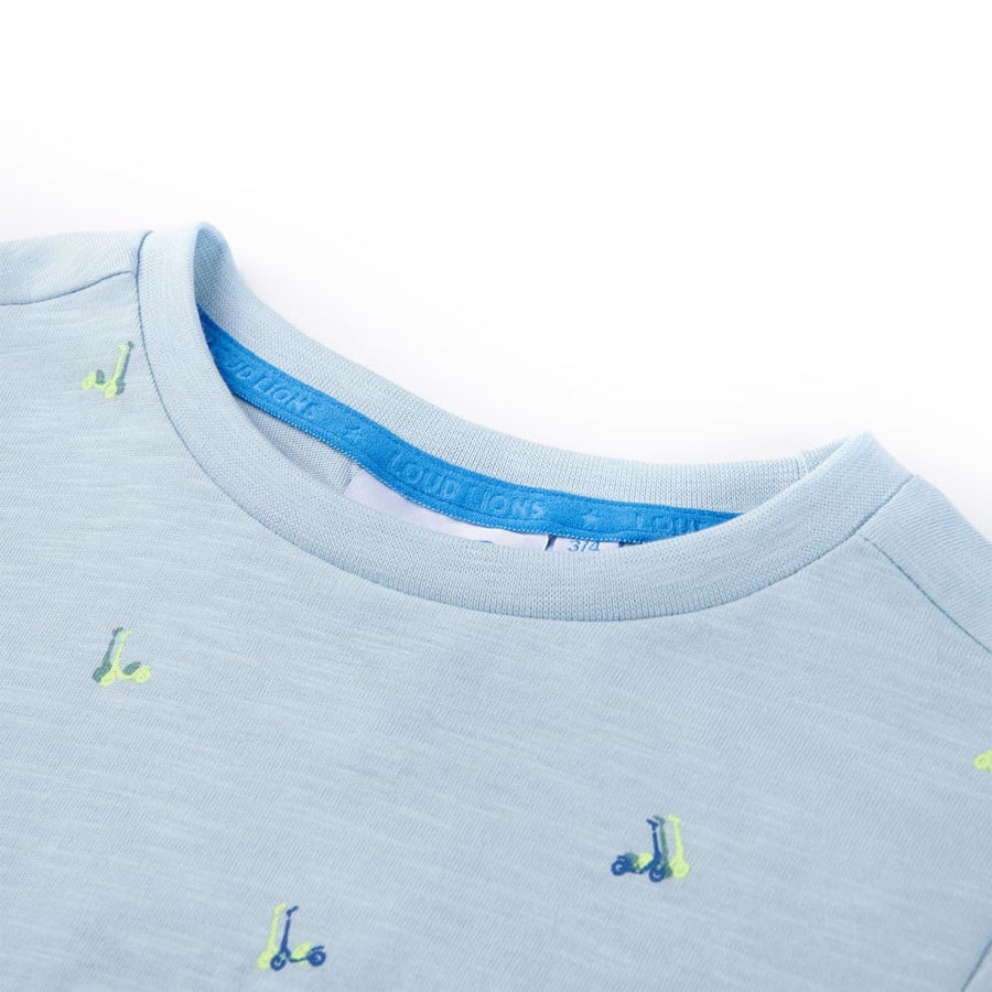 Kindershirt 104 lichtblauw lichtblauw 104