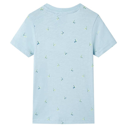 Kindershirt 116 lichtblauw lichtblauw 116
