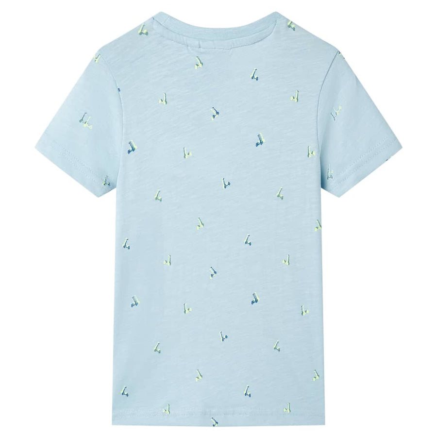 Kindershirt 116 lichtblauw lichtblauw 116