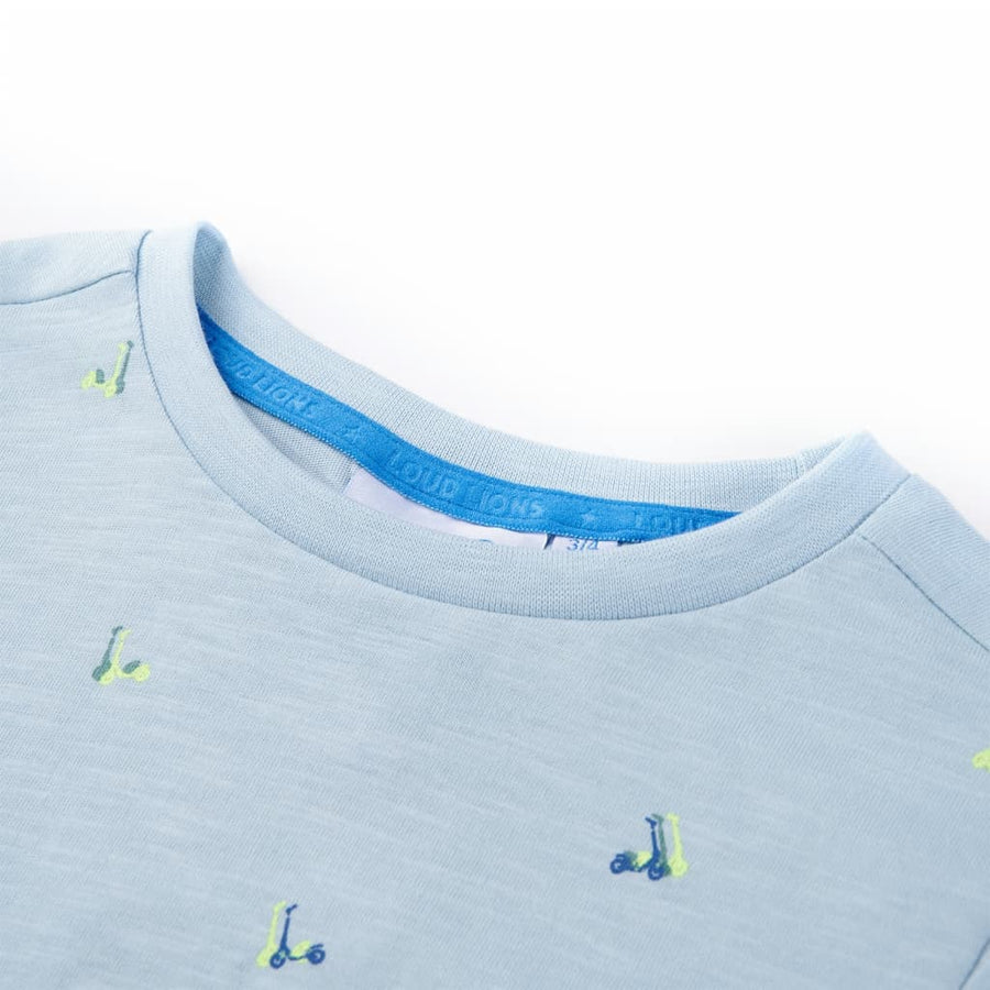 Kindershirt 116 lichtblauw lichtblauw 116
