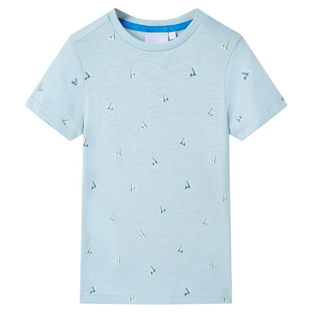 Kindershirt 140 lichtblauw lichtblauw