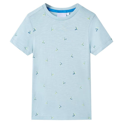 Kindershirt 140 lichtblauw lichtblauw