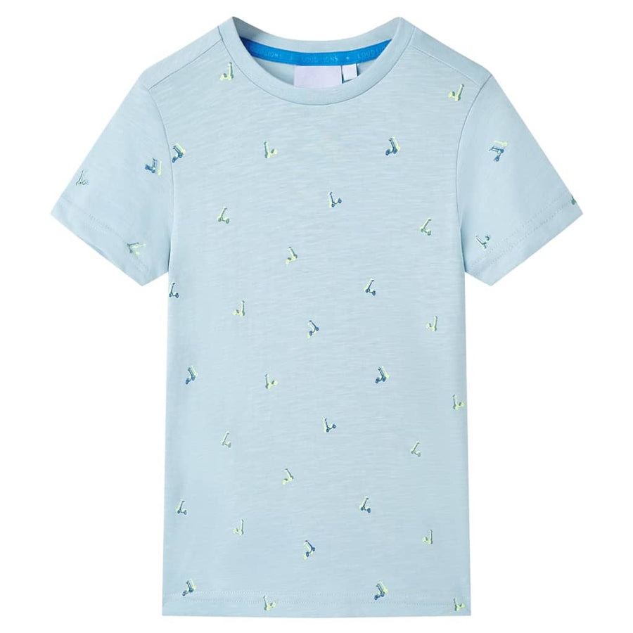 Kindershirt 140 lichtblauw lichtblauw