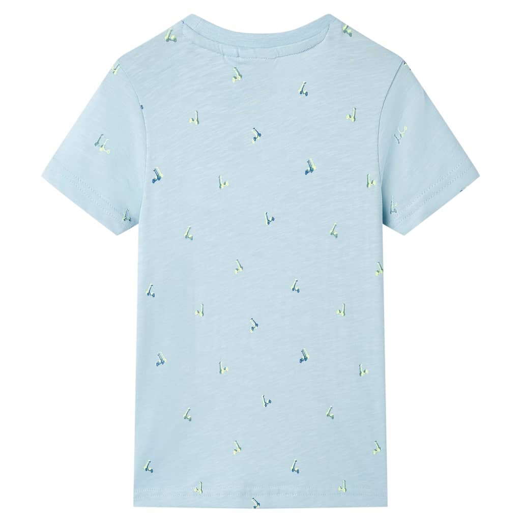 Kindershirt 140 lichtblauw lichtblauw