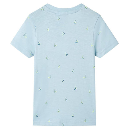 Kindershirt 140 lichtblauw lichtblauw