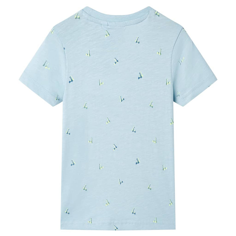 Kindershirt 140 lichtblauw lichtblauw