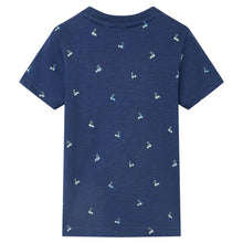 Kindershirt 92 donkerblauw Donkerblauw