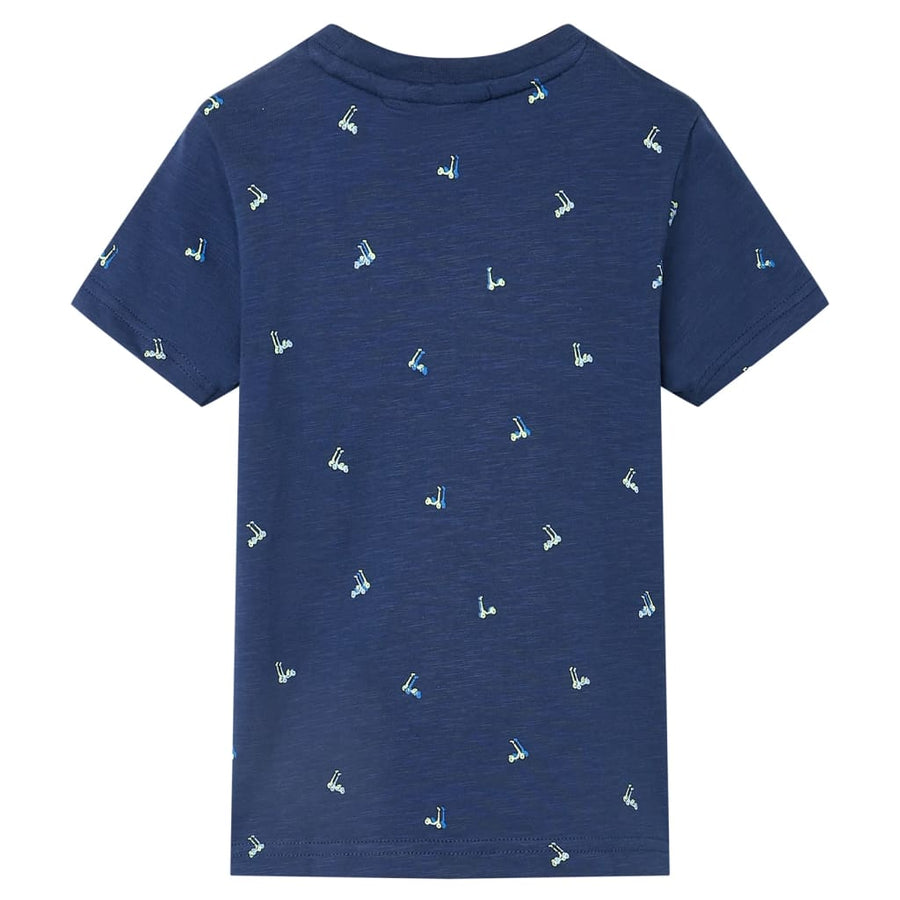Kindershirt 92 donkerblauw Donkerblauw