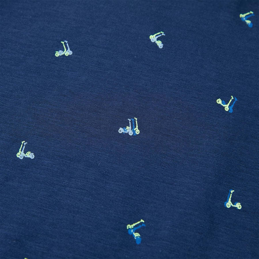 Kindershirt 92 donkerblauw Donkerblauw