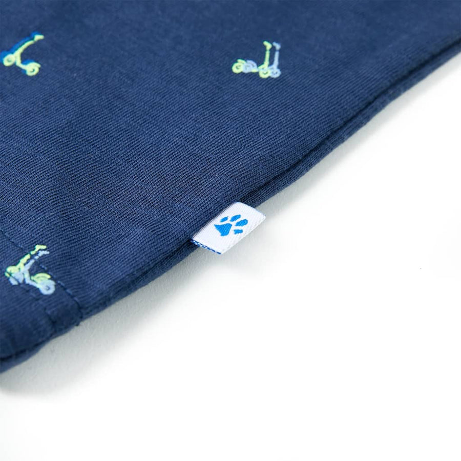 Kindershirt 92 donkerblauw Donkerblauw