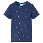 Kids' shirt size 104 dark blue