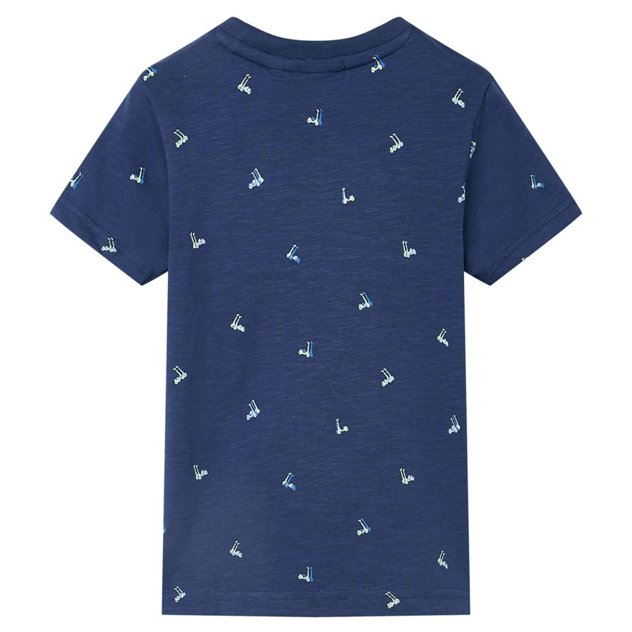 Kindershirt 104 donkerblauw Donkerblauw 104