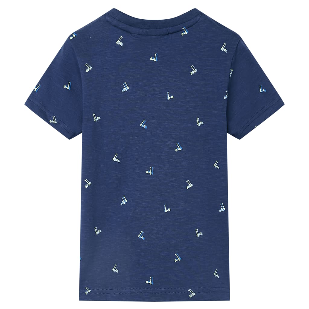Kindershirt Donkerblauw 128