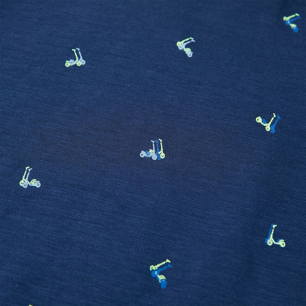 Kindershirt Donkerblauw 128