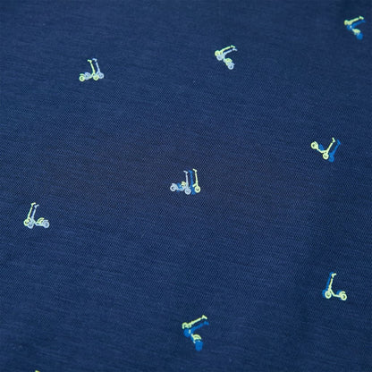 Kindershirt Donkerblauw 128