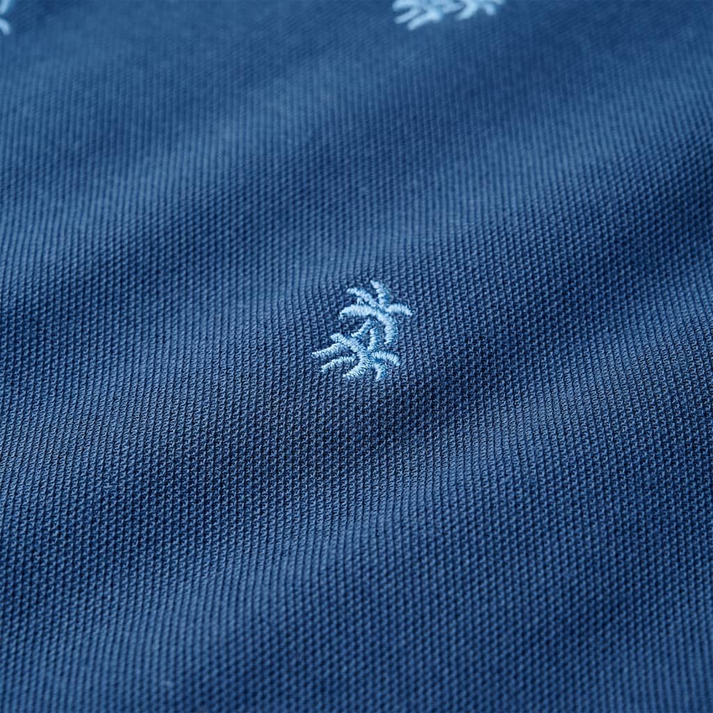 Kinderpoloshirt 92 donkerblauw Blauw