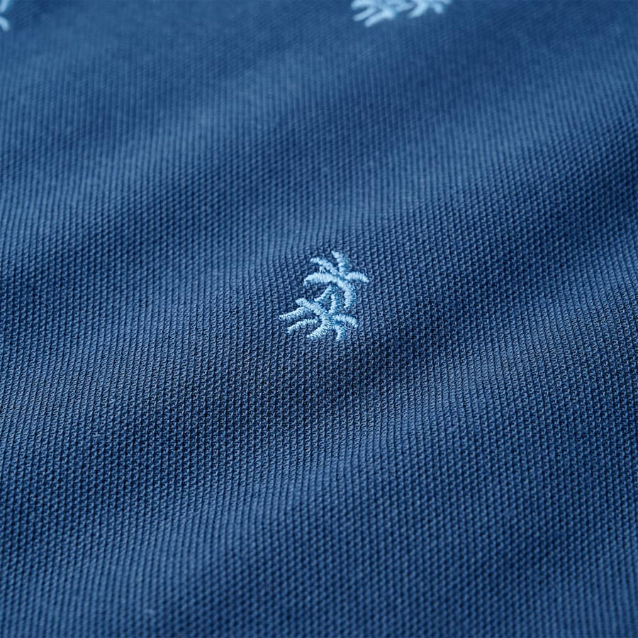 Kinderpoloshirt 92 donkerblauw Blauw