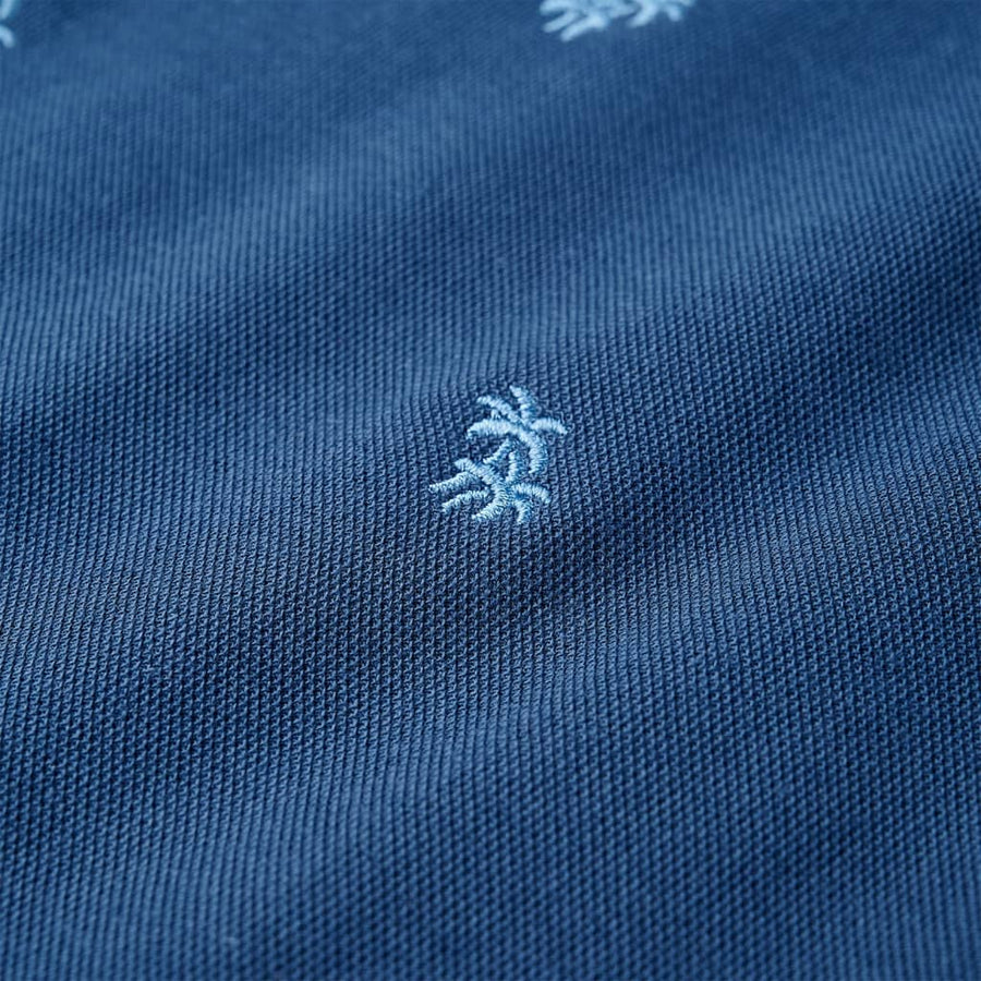 Kinderpoloshirt 116 donkerblauw Blauw