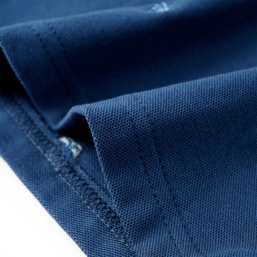 Kinderpoloshirt 116 donkerblauw Blauw