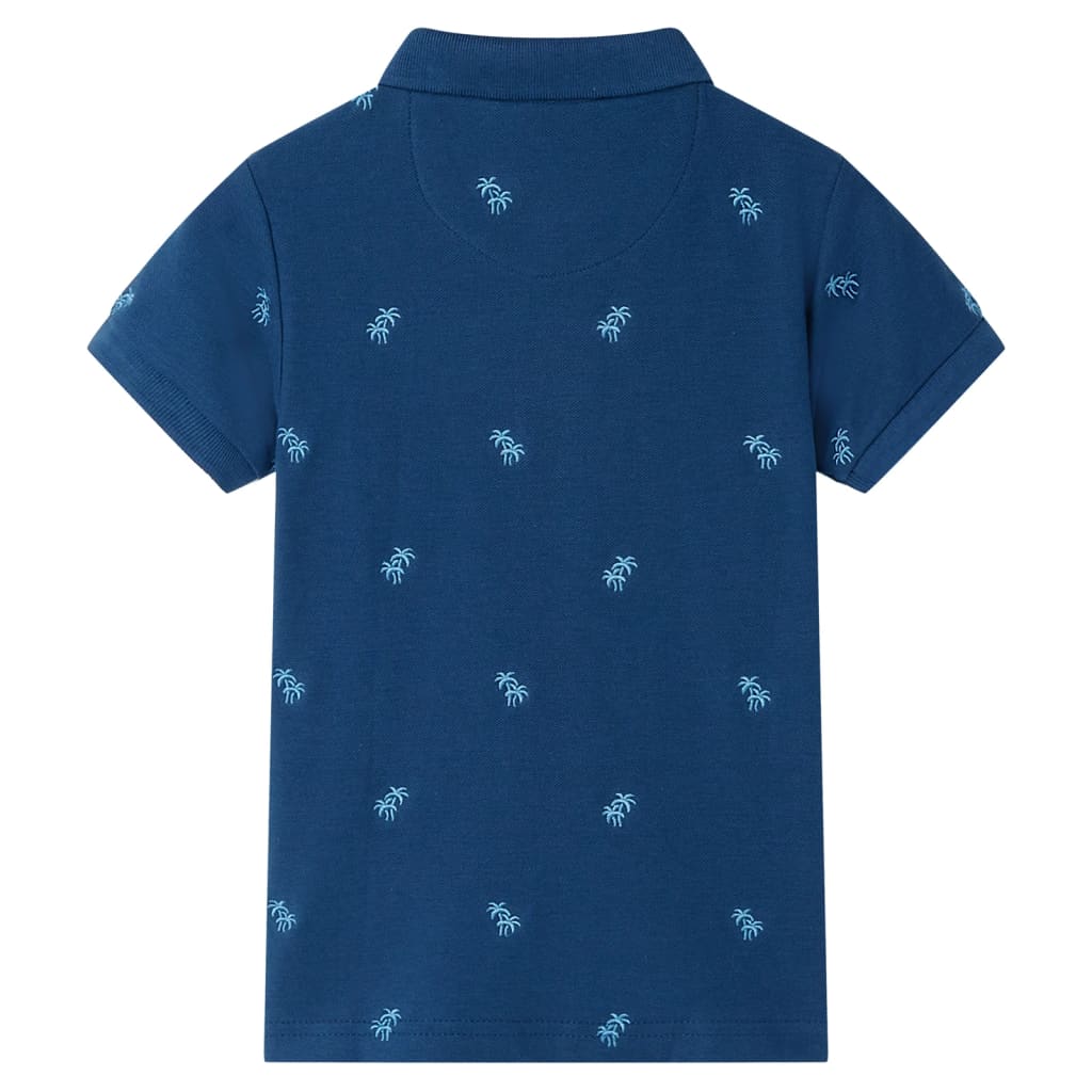 Kinderpoloshirt 140 donkerblauw Blauw 140