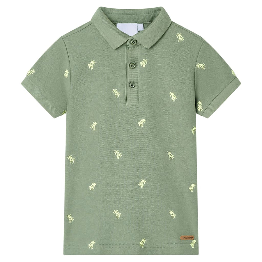 Kinderpoloshirt 128 kakikleurig Kaki