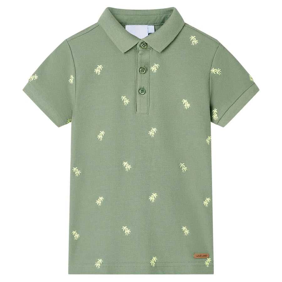 Kinderpoloshirt 140 kakikleurig Kaki