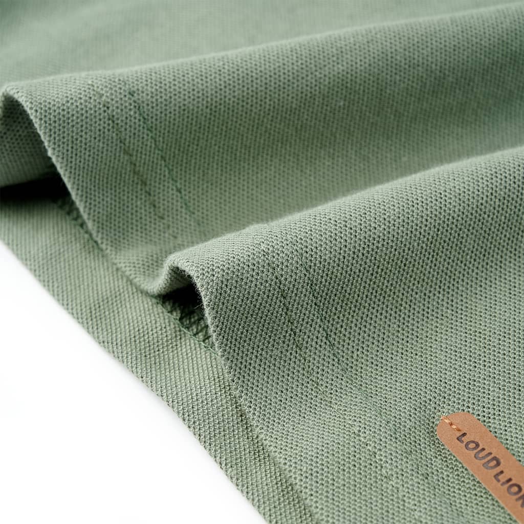 Kinderpoloshirt 140 kakikleurig Kaki